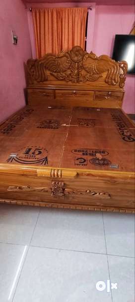 Olx deals wooden bed