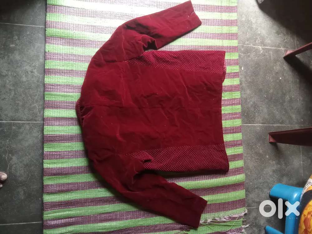 Super good velvet jackets  black and red