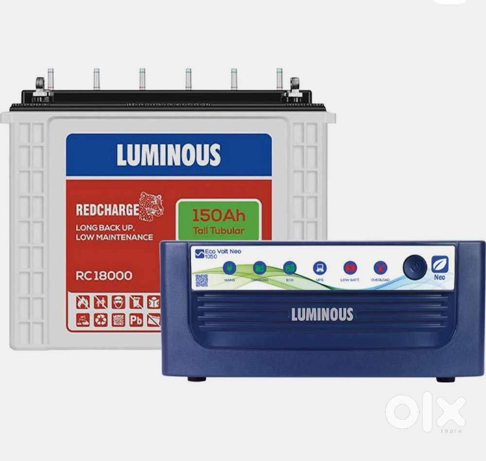 Luminous Inverter with Battery with 2 years warranty left
