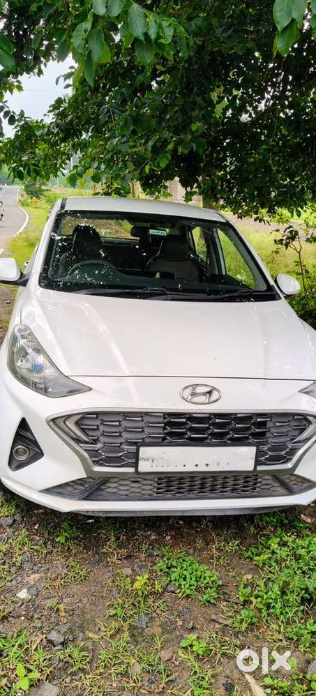 Hyundai Aura Sx (o) 1.2 Petrol Mt (2020) – White, Well Maintained, Bs6