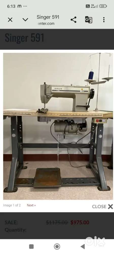 Sewing machine for sale