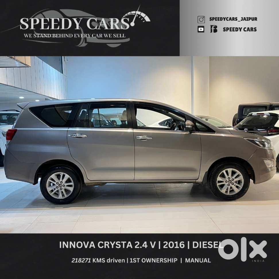 Toyota Innova Crysta 2.4 V 8 Str, 2016, Diesel