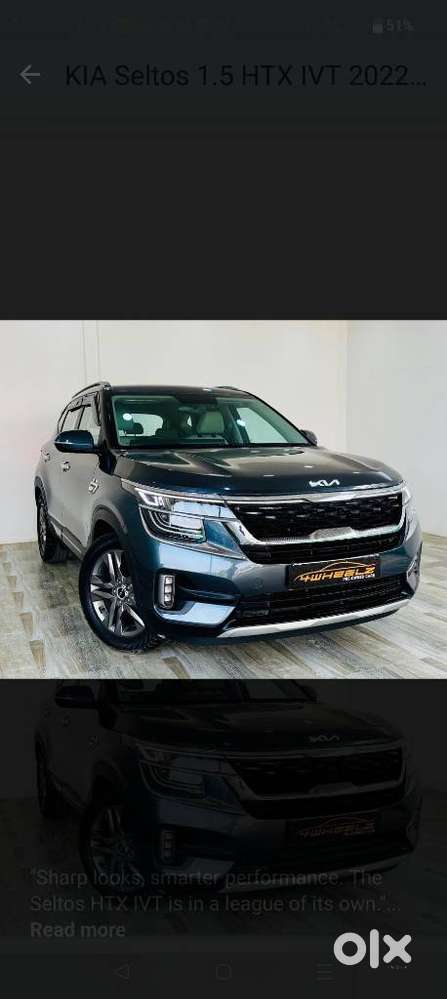 Kia Seltos 1.5 Htx At Petrol, 2022, Petrol