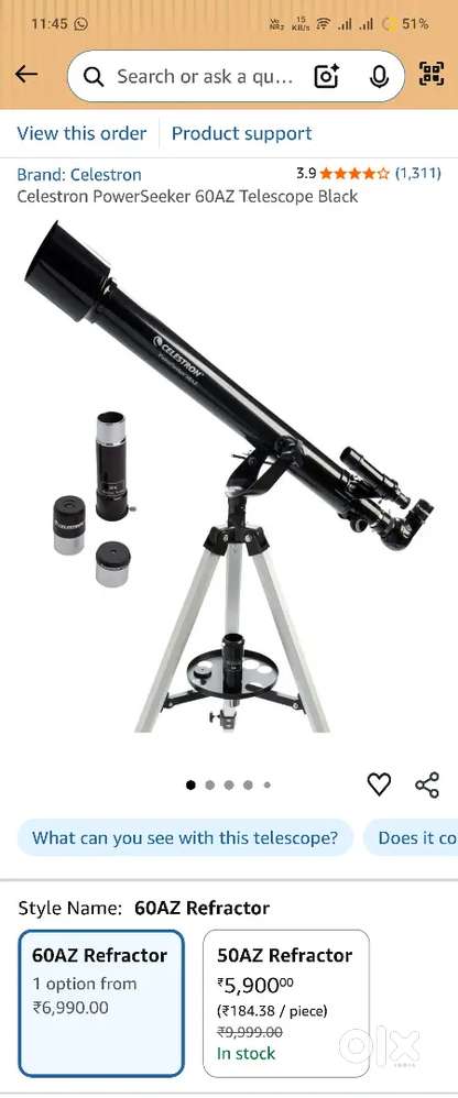 Celestron PowerSeeker 60AZ