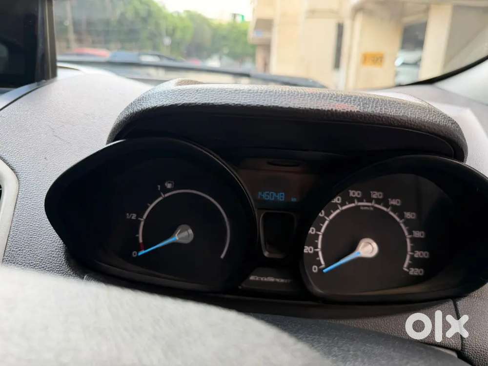 Good Condition Black Ford Ecosport Cng Fiitted