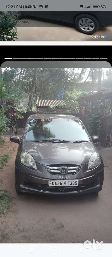 Honda Amaze 2nd Gen 2013 Brand New Tyre +tv+reverse Camera