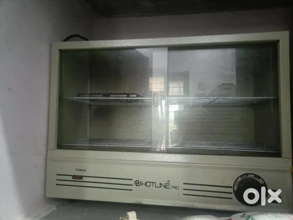 Electric Hot Case Sliding Door/Patties ( White)