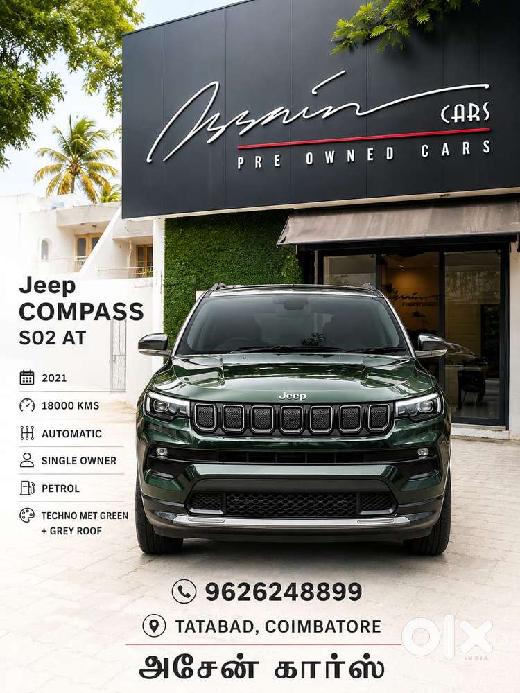 Jeep Compass Model S (o2) At, 2021, Petrol