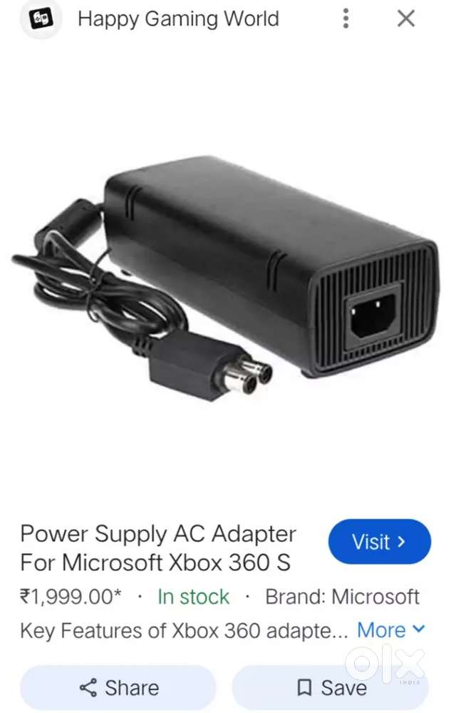 Xbox 360 Power Adpter Orignal