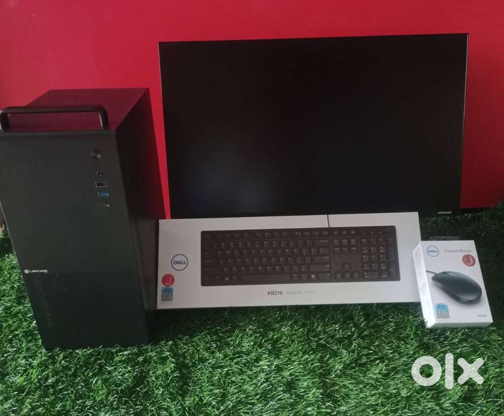 Assembled desktop full set i7 9th gen with samsung monitor