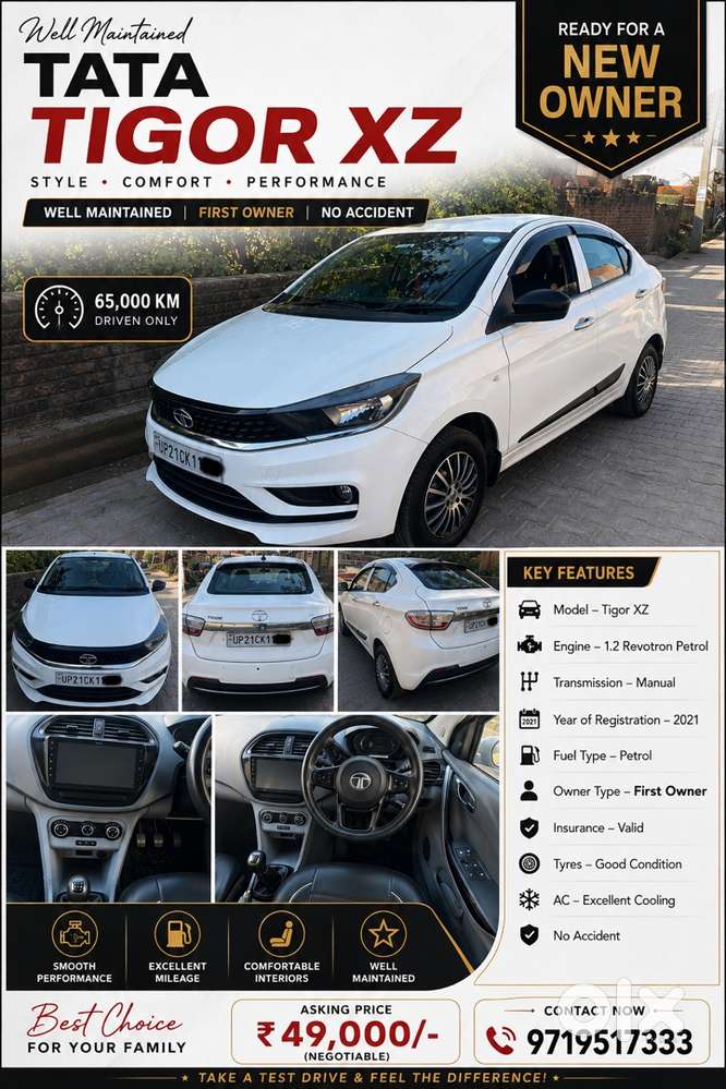 Tata Tigor Petrol Manual 2021