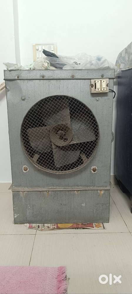 Heavy Duty Steel Desert Cooler (26x26x40) with Crompton Exhaust Fan