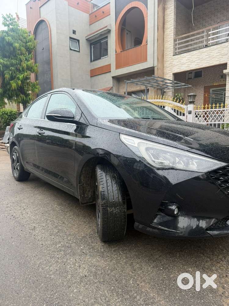 Hyundai Verna Diesel Manual 2022 Black Colour With Piad Vip No - 0007