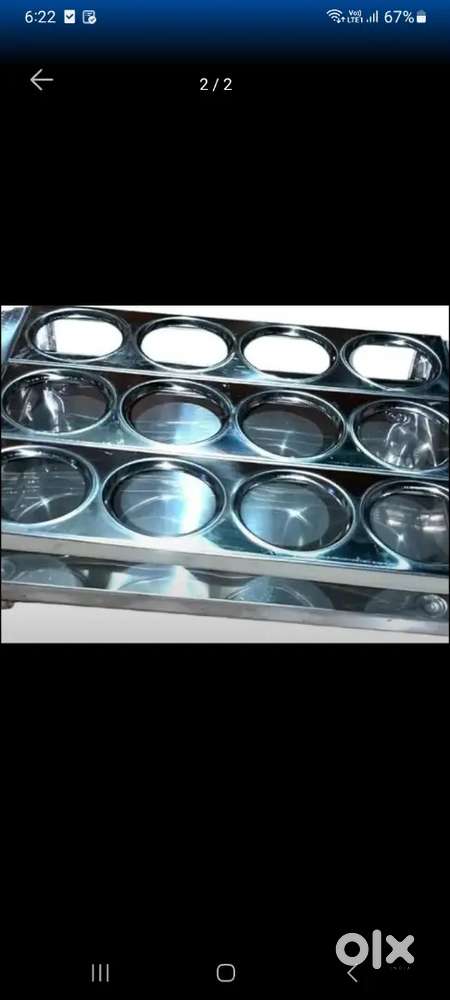 6 holes Stainless steel water glass serving