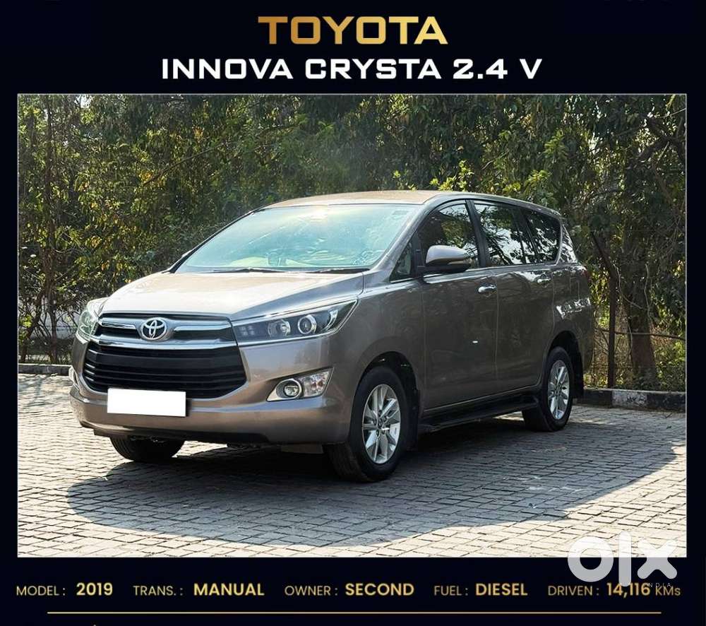 Toyota Innova Crysta 2.4 V 7 Str, 2019, Diesel