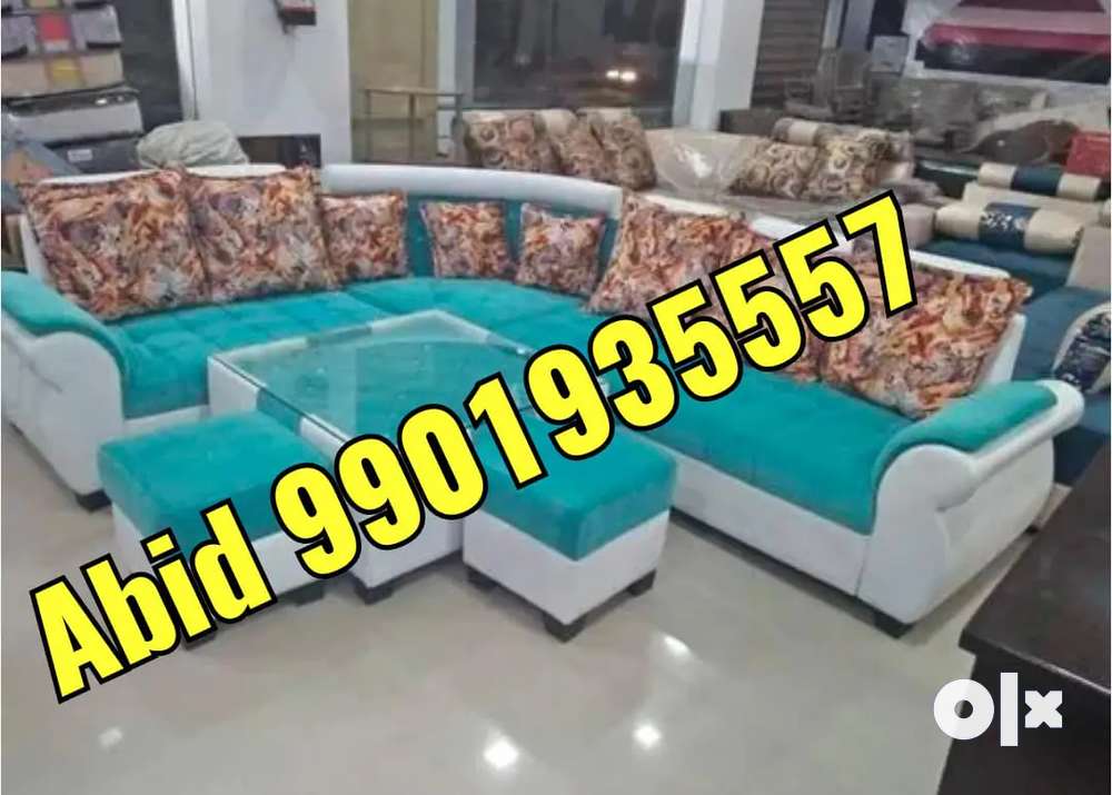 L shape deals sofa set olx