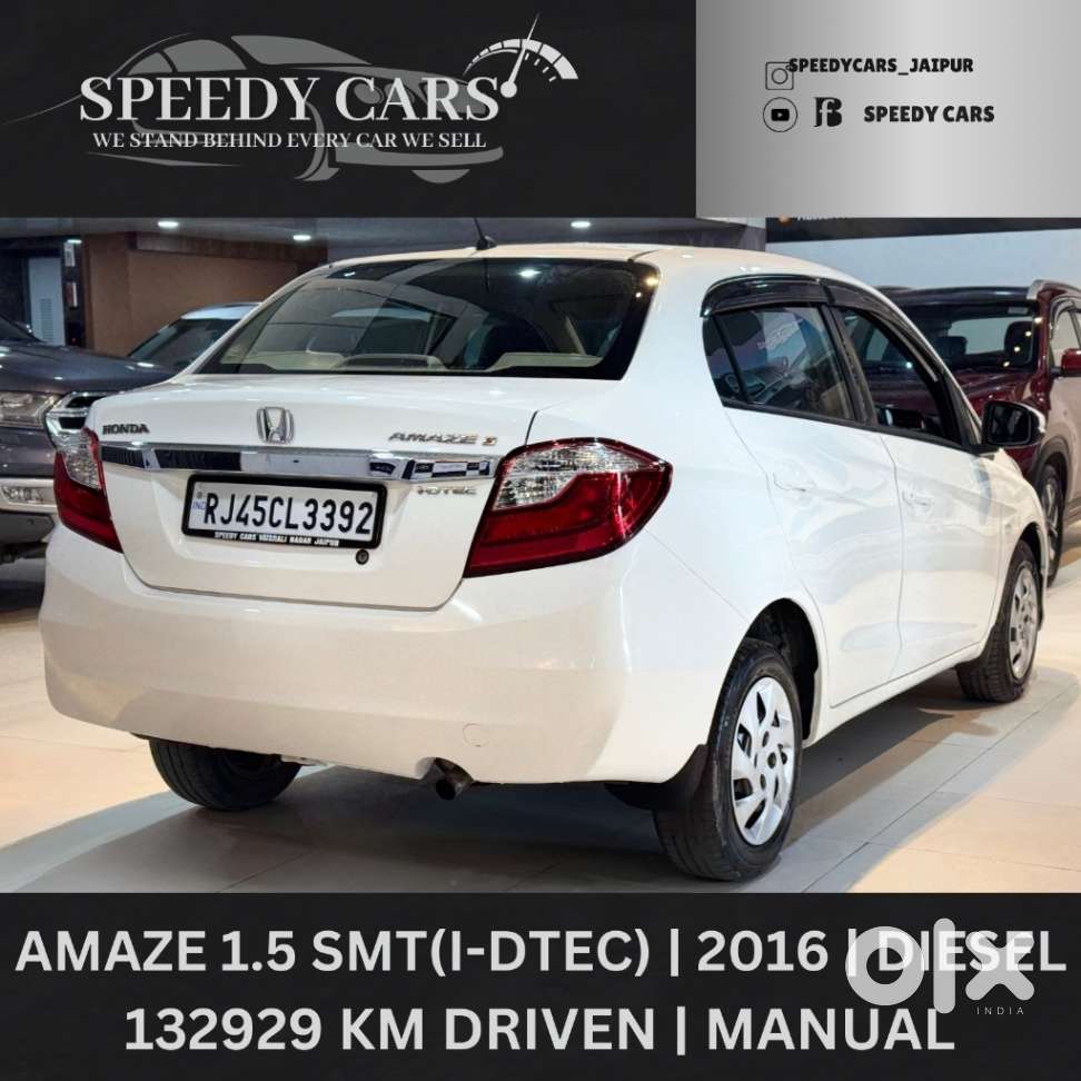 Honda Amaze 1.5 Smt I Dtec, 2016, Diesel