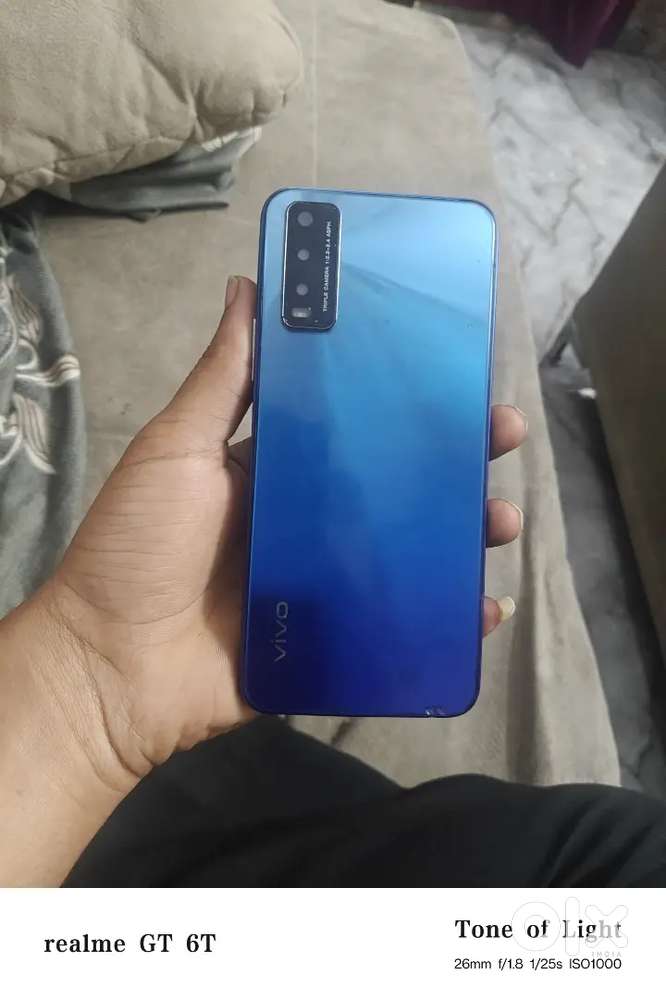Vivo y20g 6/128ram good condition front camera new and