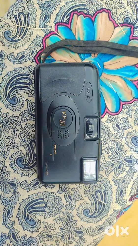 Kodak KB10 35mm point-and-shoot film camera.