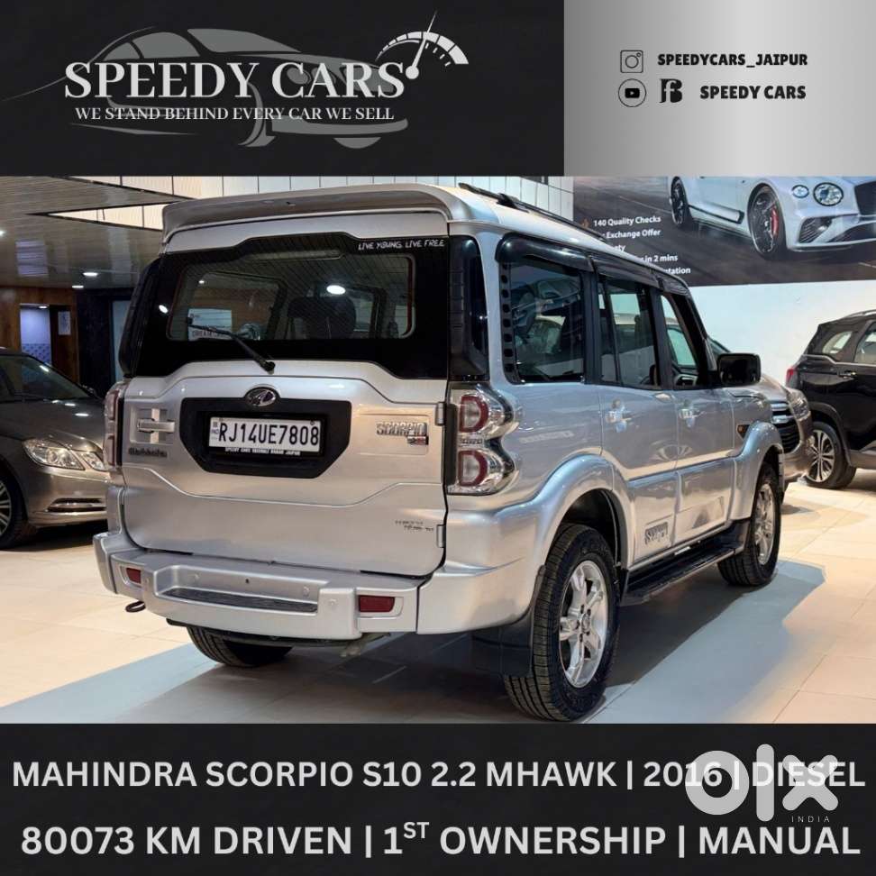 Mahindra Scorpio S10 7 Seater, 2016, Diesel
