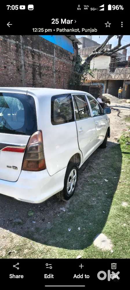 Toyota Innova 2012 Model 2.5 G Diesel 7 Seater - Well Maintained Car