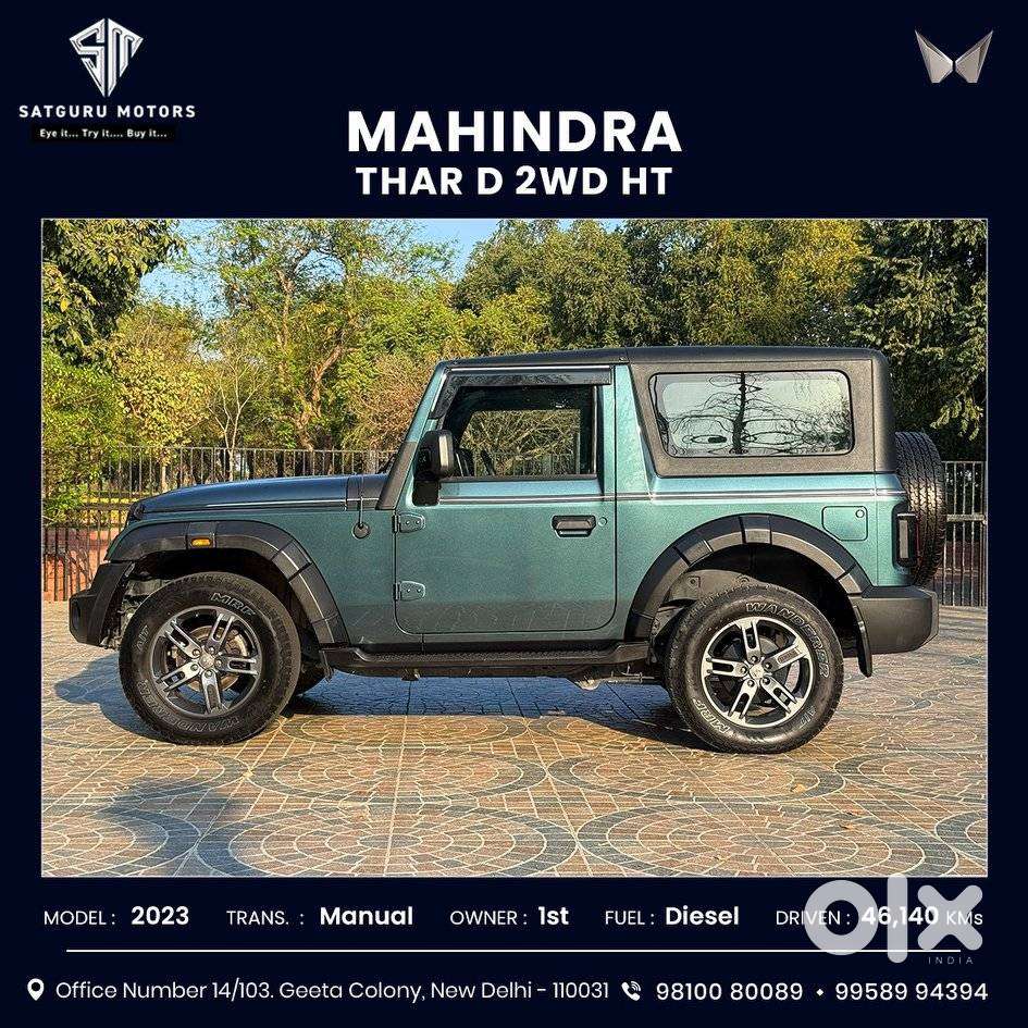 Mahindra Thar Lx Hard Top Diesel Mt Rwd, 2023, Diesel