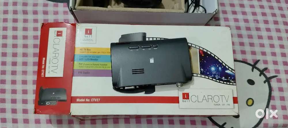 iBall Claro TV CTV27 HD TV Tuner Box Full Kit (Original Price ₹2,000)