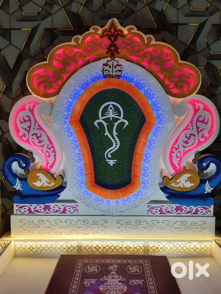 Ganpati decoration 4 ft , गणपती मुर्ती 2-3 ft