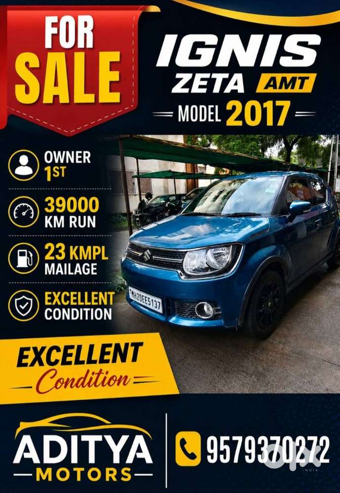 Maruti Suzuki Ignis 1.2 Zeta Amt, 2017, Petrol