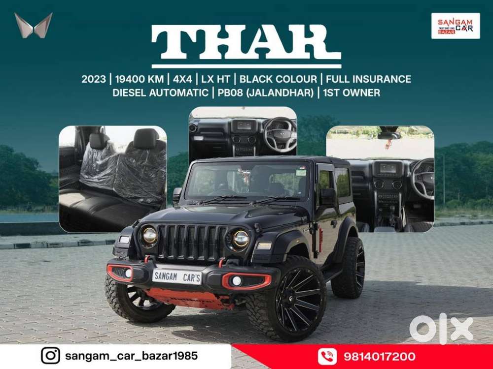 Mahindra Thar Lx D At 4wd Ht, 2023, Diesel