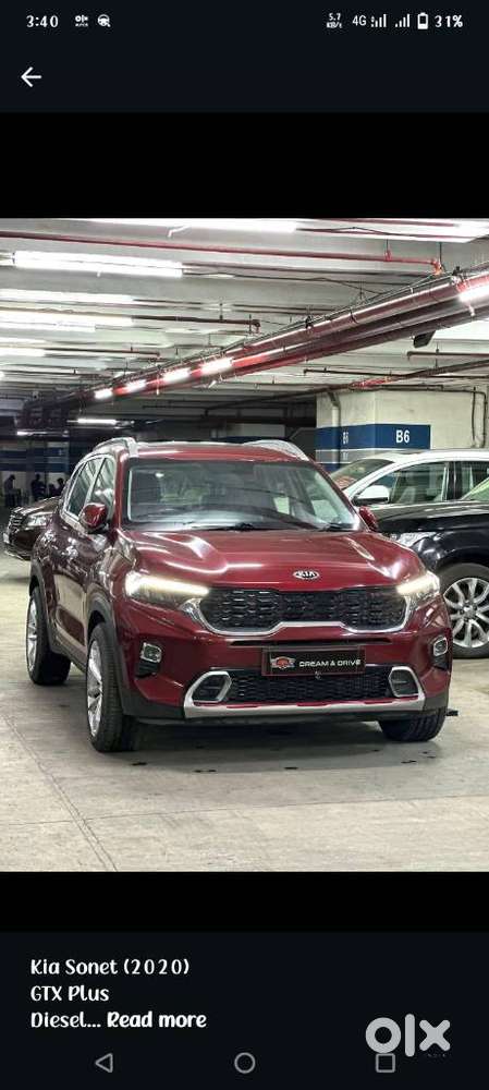 Kia Sonet 1.5 Gtx Plus Diesel, 2020, Diesel