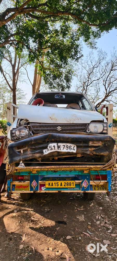 Damaged Vehicle Due Small Accident Documents And Engine Is Good