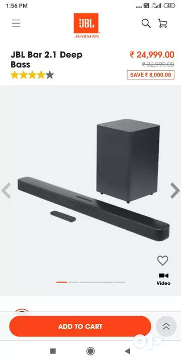 Jbl hot sale soundbar olx