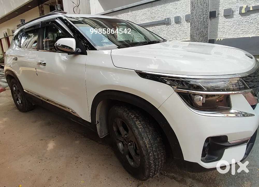 Kia Seltos 2020 Diesel White Color 105000 Km Driven