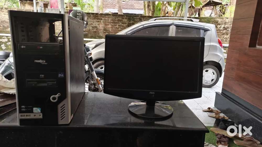 Computer monitor + Cpu