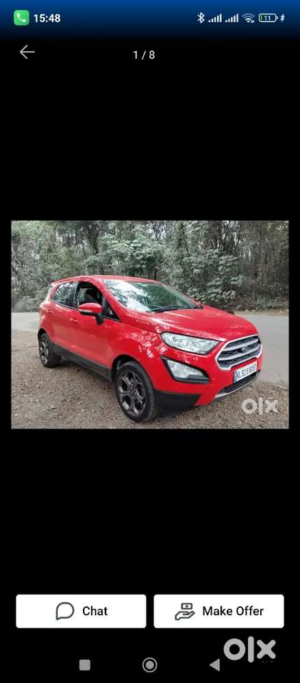 Ford Ecosport 2018 Diesel 104000 Km Driven, Excellent Mileage