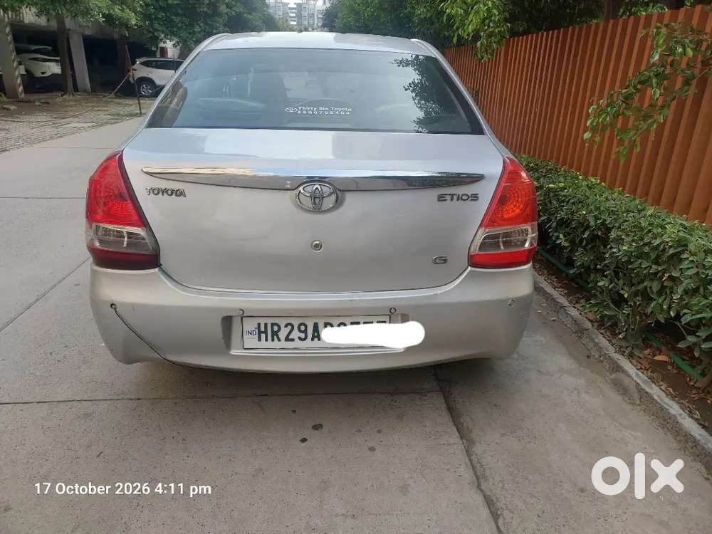 Toyota Etios 1.5g 2012 Car-well Maintained.