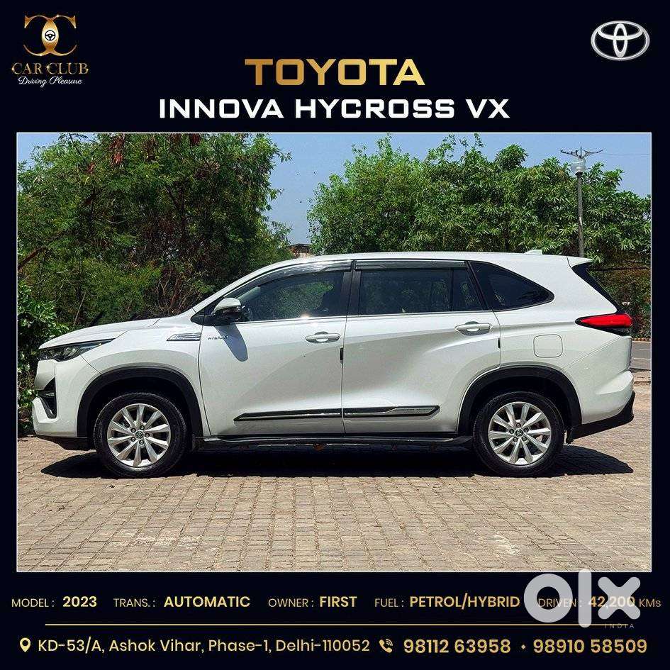 Toyota Innova Hycross 2.0 Vx Hybrid 7 Str, 2023, Petrol