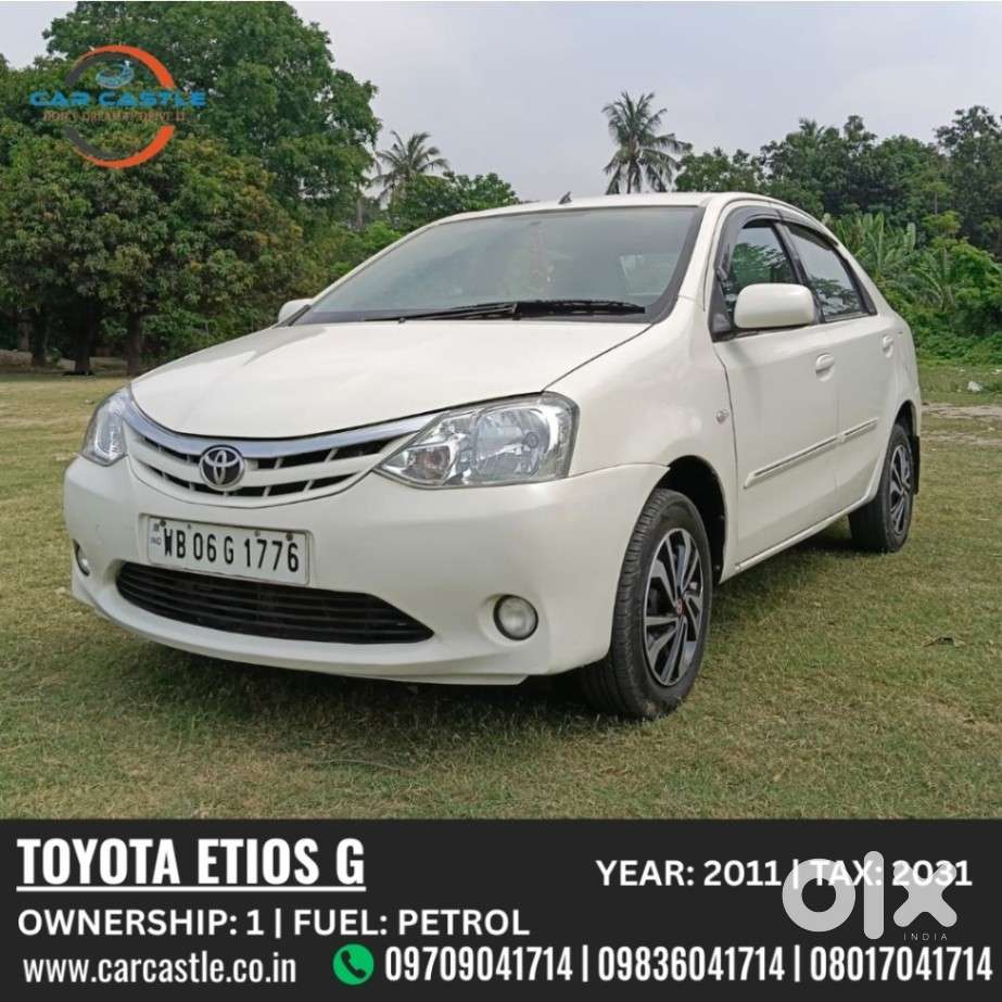 Toyota Etios 2010-2012 G, 2011, Petrol