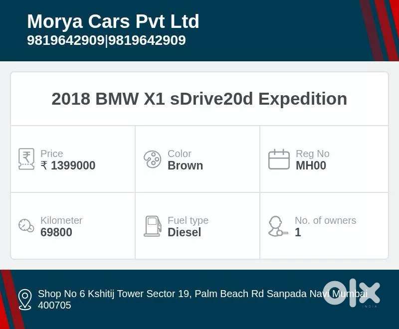 Bmw X1 Sdrive20d Expedition, 2018, Diesel