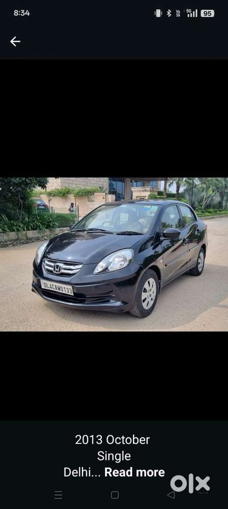Honda Amaze Black Colour Just Like New