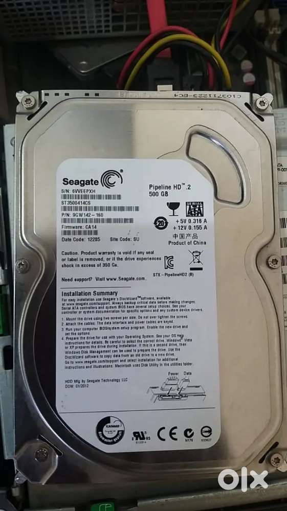 desktop HDD 500  GB. 2 numbers