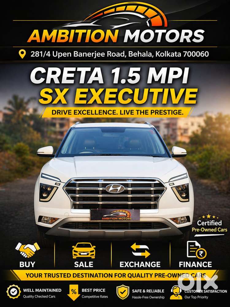 Hyundai Creta 1.5 Sx Executive Petrol, 2021, Petrol