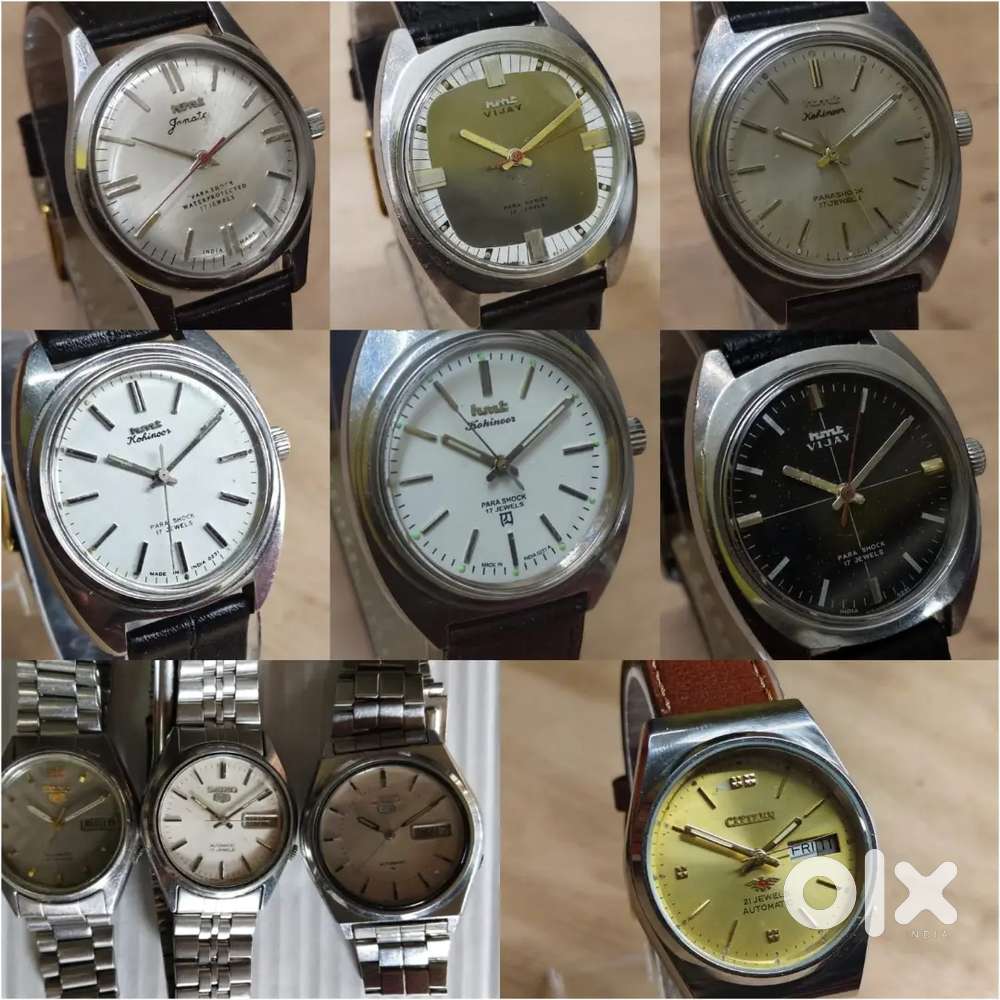Hmt, seiko, citizen mechanical automatic winding watches