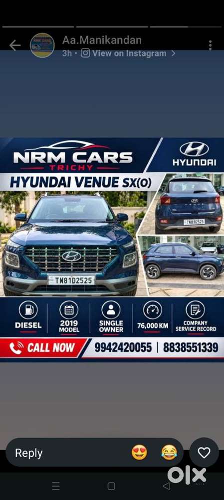 Hyundai Venue, 2019, Diesel