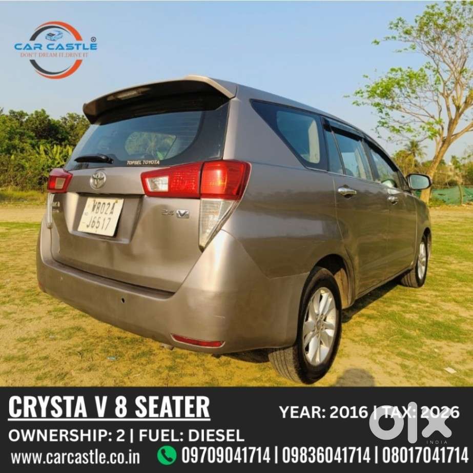 Toyota Innova Crysta 2.4 V 8 Str, 2016, Diesel