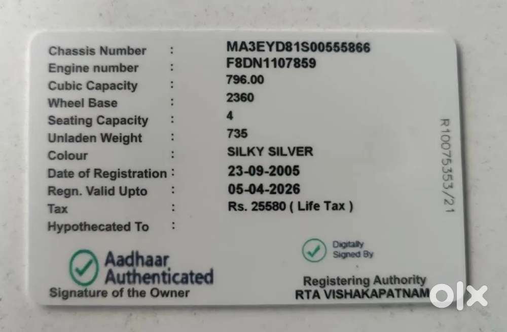 Maruti Suzuki Alto 2005