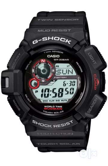 G shock hot sale mudman solar