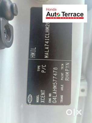 Hyundai Xcent 1.2 Vtvt S, 2017, Petrol