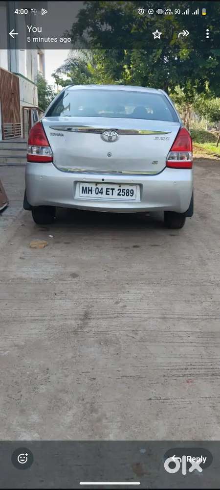 Toyota Etios 2011 Cng & Hybrids 89000 Km Driven
